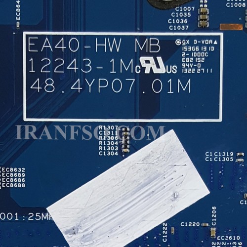 مادربرد لپ تاپ ایسر Aspire E1-432_E1-472_CPU-I3-4_EA40-HW MB_12243-1M_48-4YP07-01M گرافیک دار