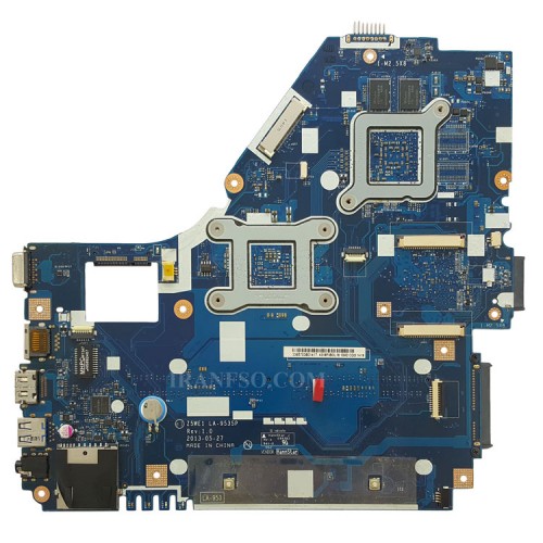مادربرد لپ تاپ ایسر Aspire E1-570 CPU-I3-3217U_LA-9535P 2GB گرافیک دار