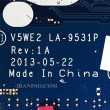 مادربرد لپ تاپ ایسر Aspire E1-572_V5-561_CPU-I7-4_V5WE2_LA-9531P_VGA-1GB گرافیک دار-CPU حرارت دیده