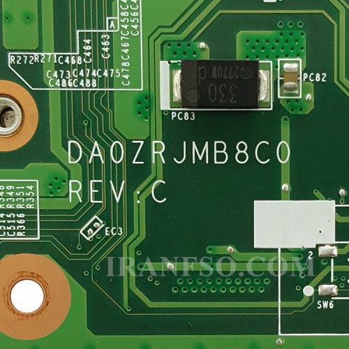 مادربرد لپ تاپ ایسر TravelMate 5760 HM65_ZRJ_DA0ZRJMB8C0_VGA-Geforce GT630-520M 1GB گرافیک دار