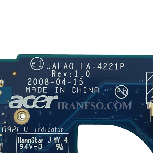 مادربرد لپ تاپ ایسر Extensa 4230 CPU-Intel_JALA0_LA-4221P without HDMI بدون گرافیک