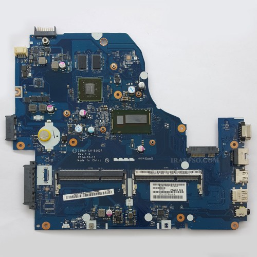 مادربرد لپ تاپ ایسر Aspire E5-571G_V3-572 CPU-I7-4_Z5WAH_LA-B162P_VGA-2GB گرافیک دار-CPU حرارت دیده