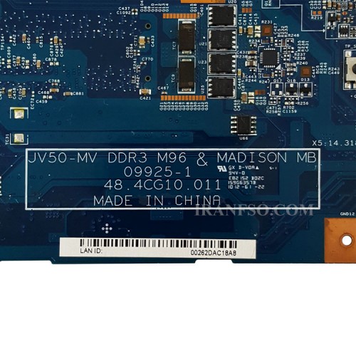 مادربرد لپ تاپ ایسر Aspire 5738 GM45_09925-1_JV50-MV_48-4CG10-011_VGA-1GB_GPU-HD4650_DDR3 گرافیک دار-تعمیری
