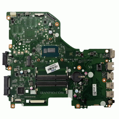 مادربرد لپ تاپ ایسر Aspire E5-573_V3-574 CPU-I5-4_ZRT_DA0ZRTMB6D0 گرافیک اینتلی