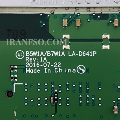 مادربرد لپ تاپ ایسر Aspire ES1-533 CPU-Celeron N3350_B5W1A-B7W1A_LA-D641P گرافیک اینتلی