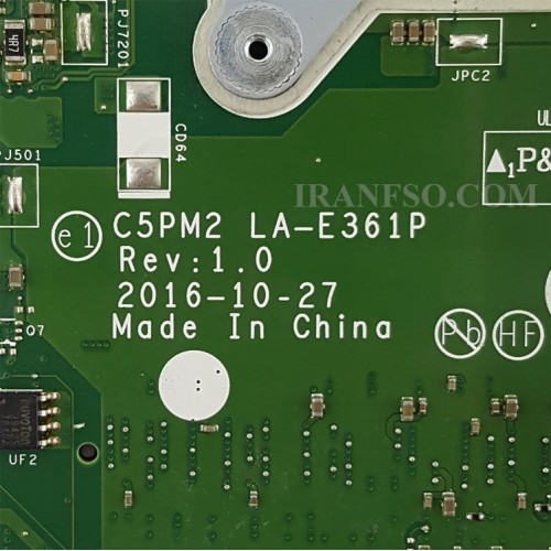 مادربرد لپ تاپ ایسر Aspire VX5-591G CPU-I7-7_C5PM2_LA-E361P VGA-2GB گرافیک دار