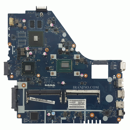 مادربرد لپ تاپ ایسر Aspire E1-570 CPU-I3-3_Z5WE1_LA-9535P_VGA-1GB گرافیک دار-تعمیری