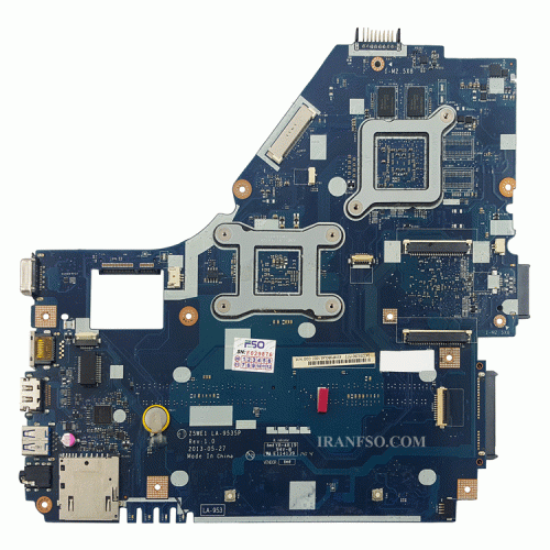 مادربرد لپ تاپ ایسر Aspire E1-570 CPU-I3-3_Z5WE1_LA-9535P_VGA-1GB گرافیک دار-تعمیری