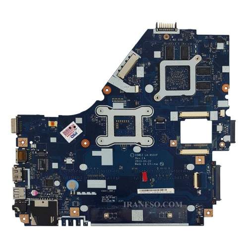 مادربرد لپ تاپ ایسر Aspire E1-572_V5-561_CPU-I5-4200U_V5WE2_LA-9531P VGA-2GB گرافیک دار-تعمیری