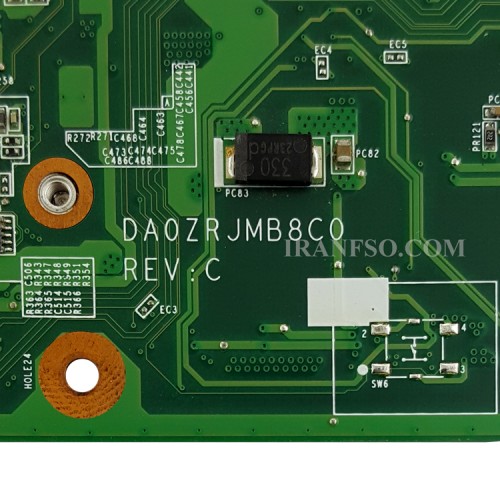 مادربرد لپ تاپ ایسر TravelMate 5760 HM65_DA0ZRJMB8C0 گرافیک اینتلی-تعمیری