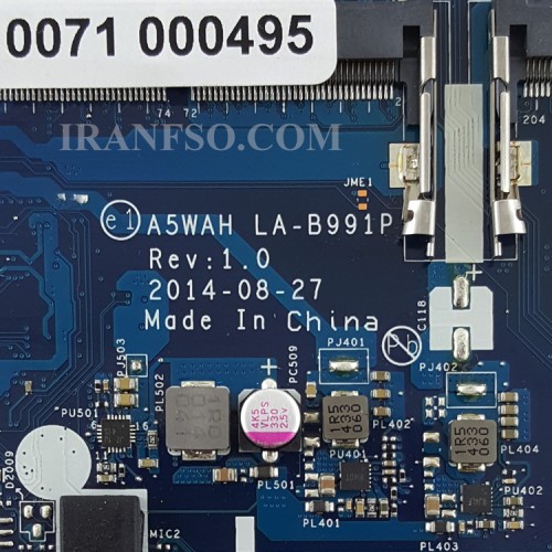 مادربرد لپ تاپ ایسر Aspire E5-571_V3-572 CPU-I5-5_A5WAH LA-B991P_VGA-4GB گرافیک دار
