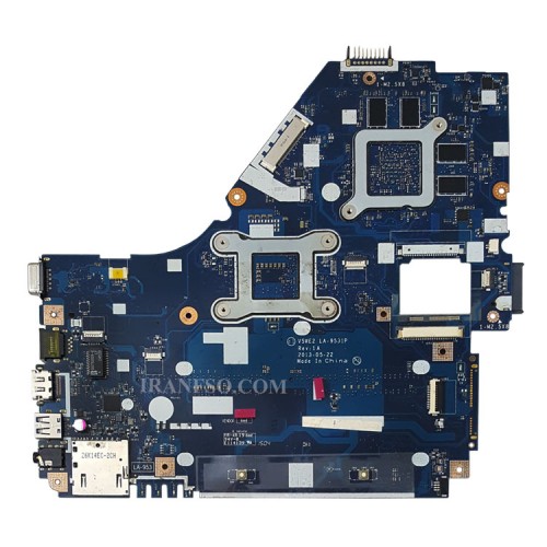 مادربرد لپ تاپ ایسر Aspire E1-572_V5-561_CPU-I5-4200_V5WE2_LA-9531P VGA-2GB گرافیک دار-Chip حرارت دیده