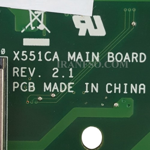 مادربرد لپ تاپ ایسوس X551CA CPU-Celeron Ram-4GB گرافیک اینتلی