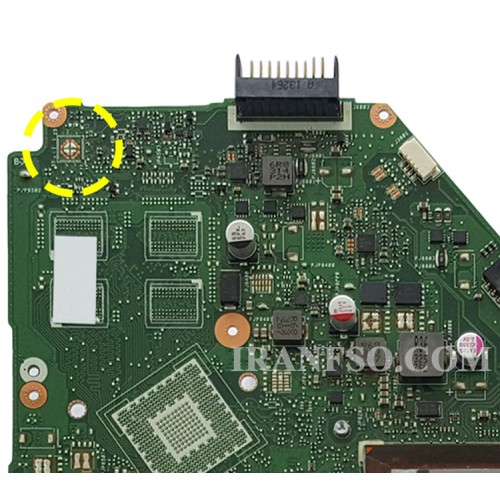مادربرد لپ تاپ ایسوس X550LC CPU-I5-4 LED-30Pin 4GB بدون گرافیک