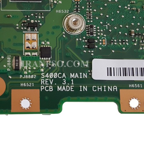 مادربرد لپ تاپ ایسوس S400CA CPU-Pentium_Rev 3.1 4GB بدون گرافیک