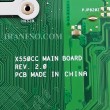 مادربرد لپ تاپ ایسوس X550CC-P550C_CPU-Celeron-1007U_LED-40Pin Ram-2GB_VGA-2GB گرافیک دار-مشابه X550EP