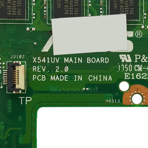 مادربرد لپ تاپ ایسوس K541_VivoBook X541UV_CPU-I5-6_Ram-4GB_VGA-2GB گرافیک دار