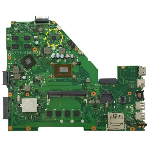 مادربرد لپ تاپ ایسوس X550CC_CPU-I5-3_LED-40Pin_4GB-2GB گرافیک دار-مشابه X550EP