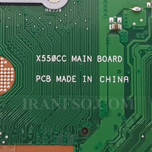 مادربرد لپ تاپ ایسوس X550CC_CPU-I5-3_LED-40Pin_4GB-2GB گرافیک دار-مشابه X550EP