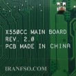 مادربرد لپ تاپ ایسوس X550CC CPU-I3-3_40Pin_ RAM-4GB_VGA-2GB گرافیک دار-مشابه x550EP