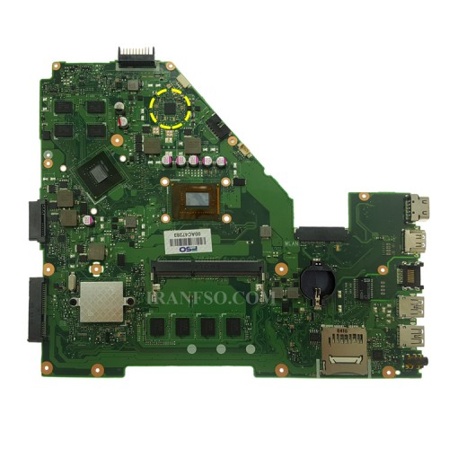 مادربرد لپ تاپ ایسوس X550CC CPU-I3-3_40Pin_ RAM-4GB_VGA-2GB گرافیک دار-مشابه x550EP