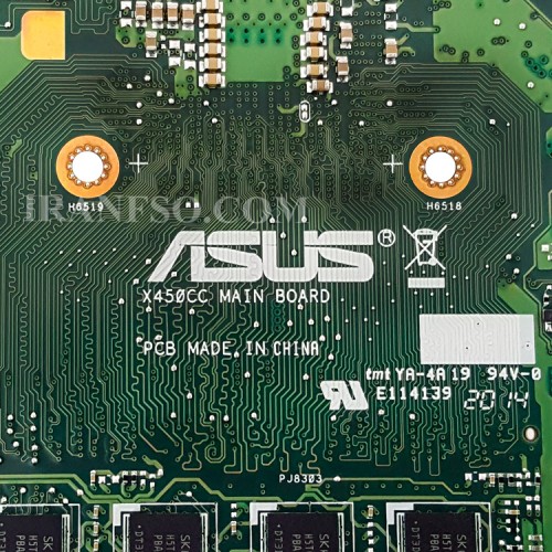 مادربرد لپ تاپ ایسوس X450CC_CPU-I7-3_40Pin_4GB-2GB گرافیک دار-مشابه X450EP-تعمیری