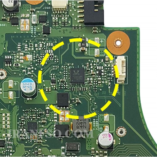 مادربرد لپ تاپ ایسوس X450LD CPU-I7-4 40Pin_4GB-1GB گرافیک دار-CPU حرارت دیده