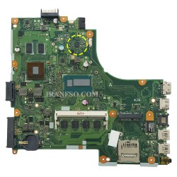 مادربرد لپ تاپ ایسوس X450LD CPU-I7-4 40Pin_4GB-1GB گرافیک دار-CPU حرارت دیده
