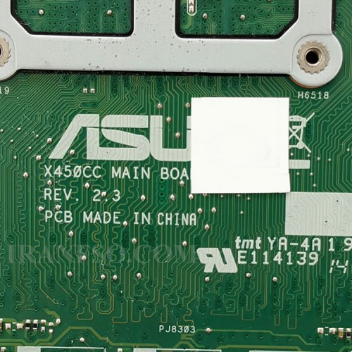مادربرد لپ تاپ ایسوس X450CC_Pentium-2117U_40Pin_2GB-2GB گرافیک دار-مشابه X450EP