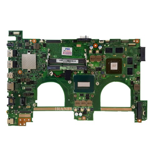 مادربرد لپ تاپ ایسوس N550JV CPU-I7-4 4GB گرافیک دار