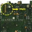 مادربرد لپ تاپ ایسوس X550ZE-K550ZE-K550Z_CPU-A10-7400P 40Pin_VGA 2GB گرافیک دار