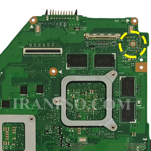 مادربرد لپ تاپ ایسوس K550J CPU-I7-4_X550JX_30Pin 4GB-4GB گرافیک دار