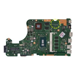 مادربرد لپ تاپ ایسوس X555LD-A555-K555-X554L I5-5_Rev 3.6_LVDS-40Pin 4GB-2GB گرافیک دار