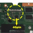 مادربرد لپ تاپ ایسوس X555LD-A555-K555-X554L I5-5_Rev 3.6_LVDS-40Pin 4GB-2GB گرافیک دار