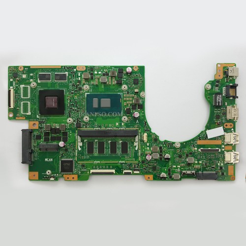 مادربرد لپ تاپ ایسوس K501UX-V502U CPU-I7-6500_Ram-DDR3-4GB_VGA-2GB گرافیک دار