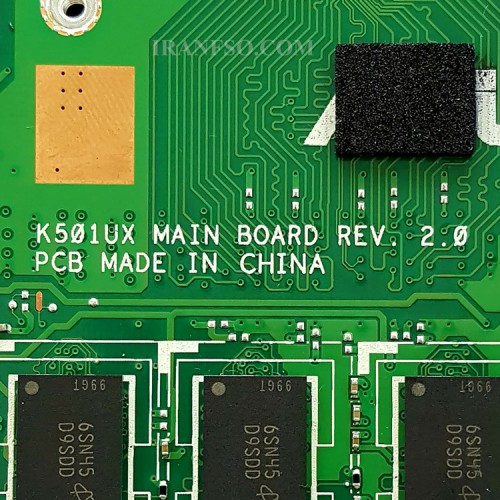 مادربرد لپ تاپ ایسوس K501UX-V502U CPU-I7-6500_Ram-DDR3-4GB_VGA-2GB گرافیک دار