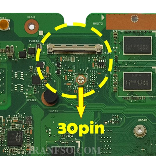 مادربرد لپ تاپ ایسوس X555LP-A555-K555-X554L_I5-5200U_Rev 1.1 EDP-30Pin 4GB-2GB گرافیک دار