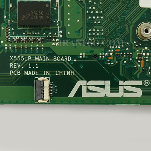 مادربرد لپ تاپ ایسوس X555LP-A555-K555-X554L CPU-I7-5_Rev 1.1 40Pin 4GB-2GB گرافیک دار