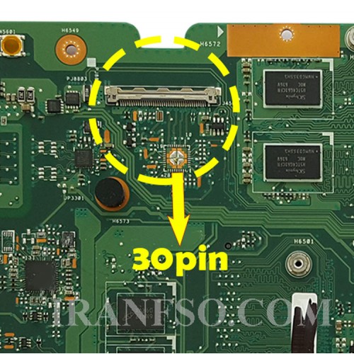 مادربرد لپ تاپ ایسوس X555LP-A555-K555-X554L CPU-I7-5_Rev 1.1 40Pin 4GB-2GB گرافیک دار