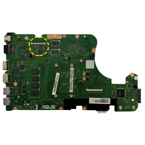 مادربرد لپ تاپ ایسوس X555LD-A555-K555-X554L CPU-I7_Rev 3.3 LVDS-40Pin 4GB-2GB گرافیک دار