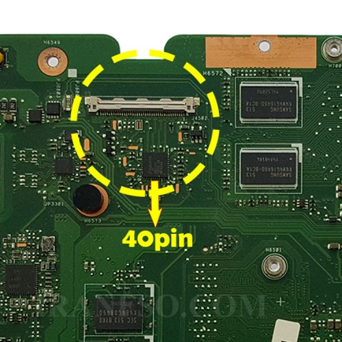 مادربرد لپ تاپ ایسوس X555LD-A555-K555-X554L CPU-I7_Rev 3.3 LVDS-40Pin 4GB-2GB گرافیک دار