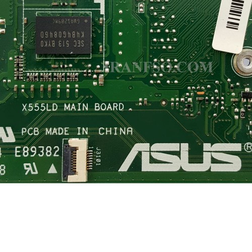 مادربرد لپ تاپ ایسوس X555LD-A555-K555-X554L CPU-I7_Rev 3.3 LVDS-40Pin 4GB-2GB گرافیک دار