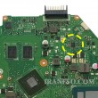 مادربرد لپ تاپ ایسوس X550LD CPU-I5-4 LED 40Pin 4GB-2GB گرافیک دار
