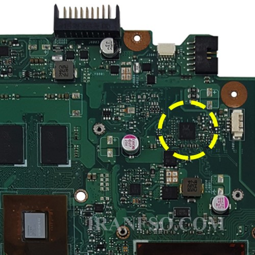 مادربرد لپ تاپ ایسوس X450LD CPU-I5-4_40Pin 4GB-1GB گرافیک دار