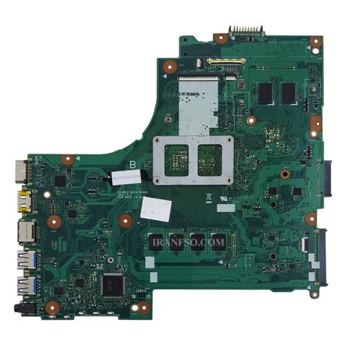 مادربرد لپ تاپ ایسوس X450LD CPU-I5-4_40Pin 4GB-1GB گرافیک دار