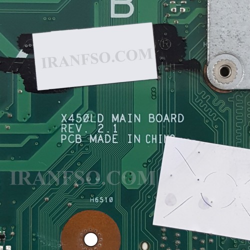 مادربرد لپ تاپ ایسوس X450LD CPU-I5-4_40Pin 4GB-1GB گرافیک دار