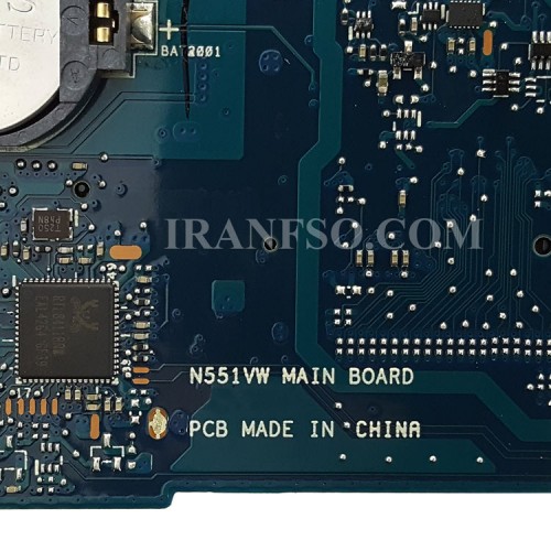مادربرد لپ تاپ ایسوس N551VW CPU-I7-6700HQ 4GB گرافیک دار