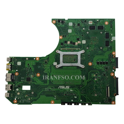 مادربرد لپ تاپ ایسوس N552VX CPU-I7-6700HQ_GPU-GTX950M_VGA-2GB گرافیک دار-مشابه N552VW-اسلات رم خراب