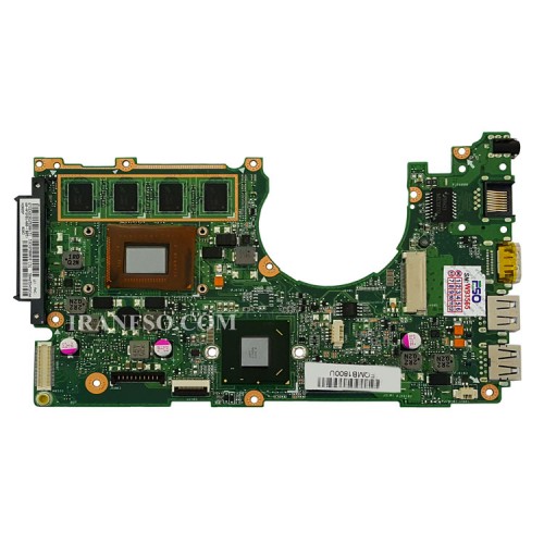 مادربرد لپ تاپ ایسوس X202E CPU-Pentium 2GB گرافیک اینتلی