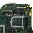 مادربرد لپ تاپ ایسوس X550JD CPU-I7-4710HQ LED-30Pin_Ram-4GB_VGA-4GB گرافیک دار